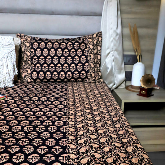 ARUSHII Double bedsheet in cotton –Aakriti
