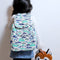 ARUSHII Cotton Quilted block printed by hands Kids Backpack Blue cars Unisex picnic and evening activity bag