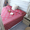 ARUSHII Double bedsheet in cotton – Maroon Chandelier-bedsheet