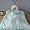 ARUSHII Handblocked Waffle cotton Bathrobes- Blue Skies