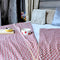 ARUSHII Solid Single Bed dohar- Happy Brick Brown - Set of 2
