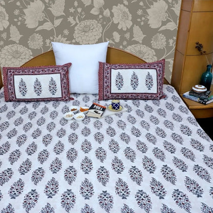 ARUSHII Double bedsheet in cotton – Aligarh- Everyday bedsheet