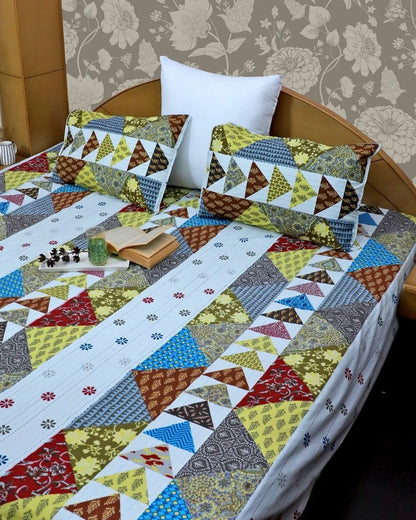 ARUSHII Double bedsheet in cotton -Agra- Everyday bedsheet