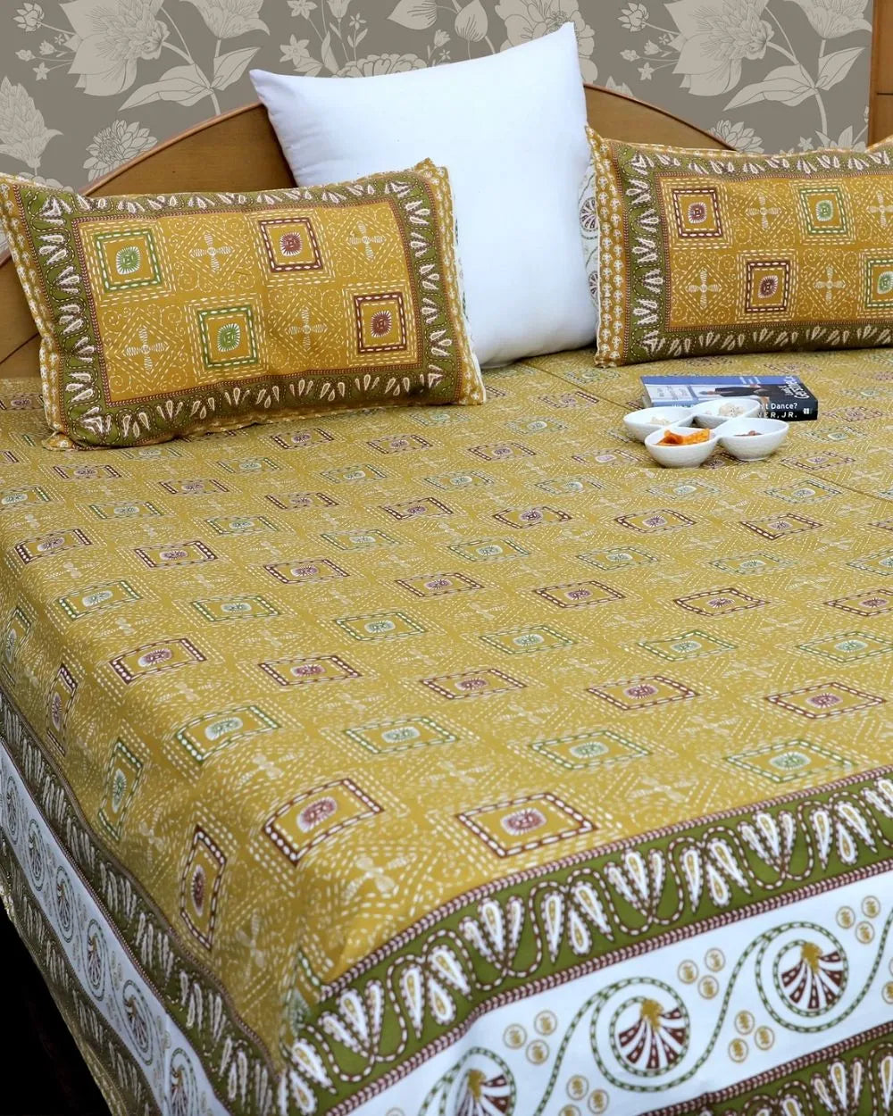 ARUSHII Double bedsheet in cotton – Meerut-Everyday bedsheet