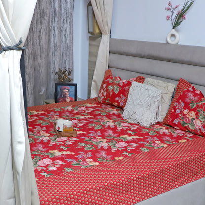 ARUSHII Double bedsheet in cotton – Lal Bahaar