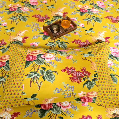ARUSHII Double bedsheet in cotton – Peeli Bahaar