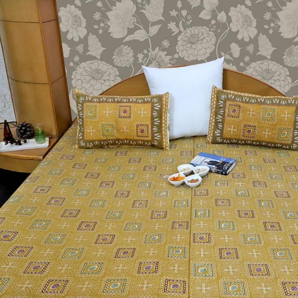 ARUSHII Double bedsheet in cotton – Meerut-Everyday bedsheet