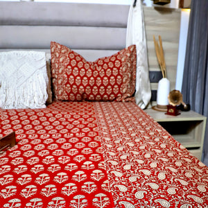 ARUSHII Double bedsheet in cotton – Nakashi