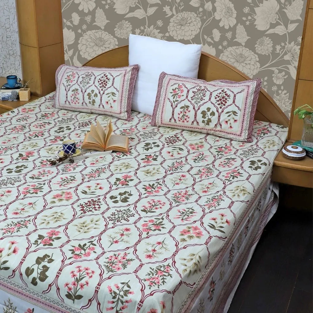 ARUSHII Double bedsheet in cotton – Ranchi-Everyday bedsheet