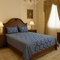 ARUSHII Double bedsheet in cotton -Indigo abstract-bedshee