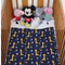 ARUSHII Cotton Reversible Kids Razai/ Quilt – NAVY GIRAFFE – Handblocked by artisans