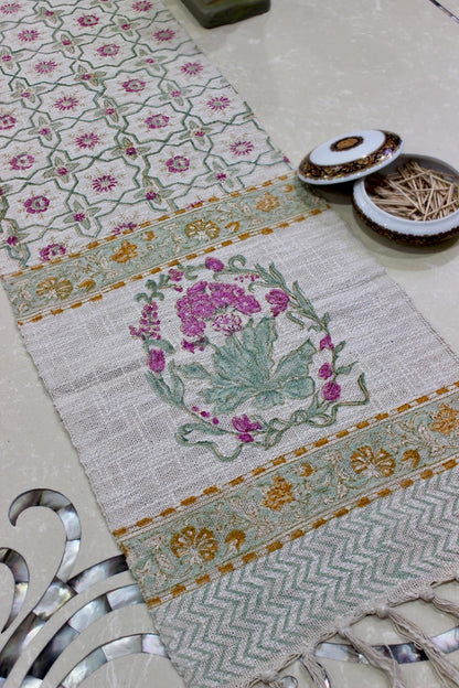 Arushii Heritage Hand blocked table runner