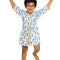 ARUSHII Cotton Unisex Bathrobe for Kids – Giraffe – Handblocked by artisans