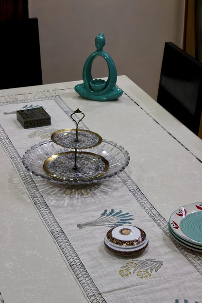 Arushii eye candy hand blocked Table runner