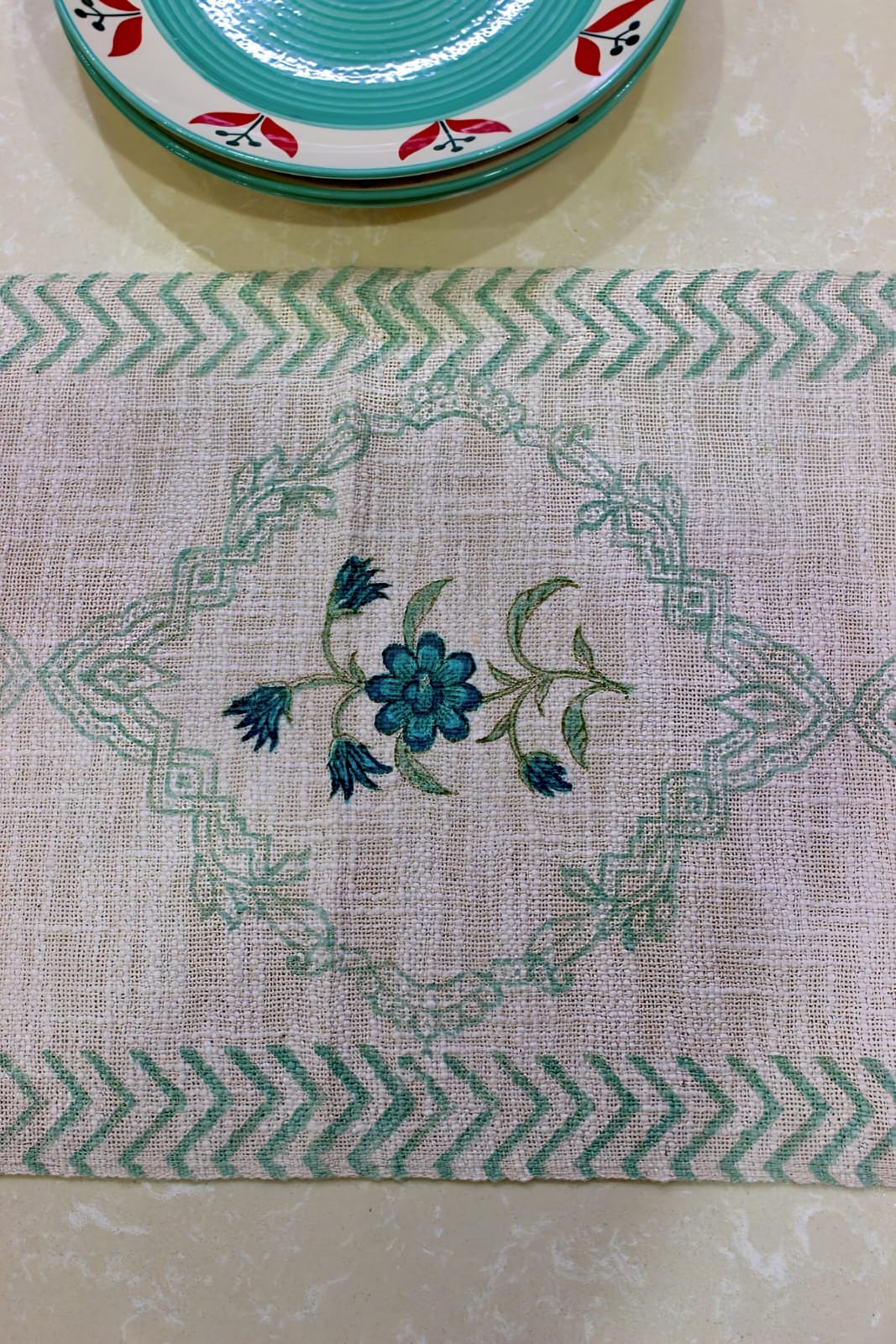 Arushii Elite Hand blocked table runner