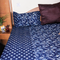 ARUSHII Double bedsheet in cotton – Indigo Blossom - bedsheet