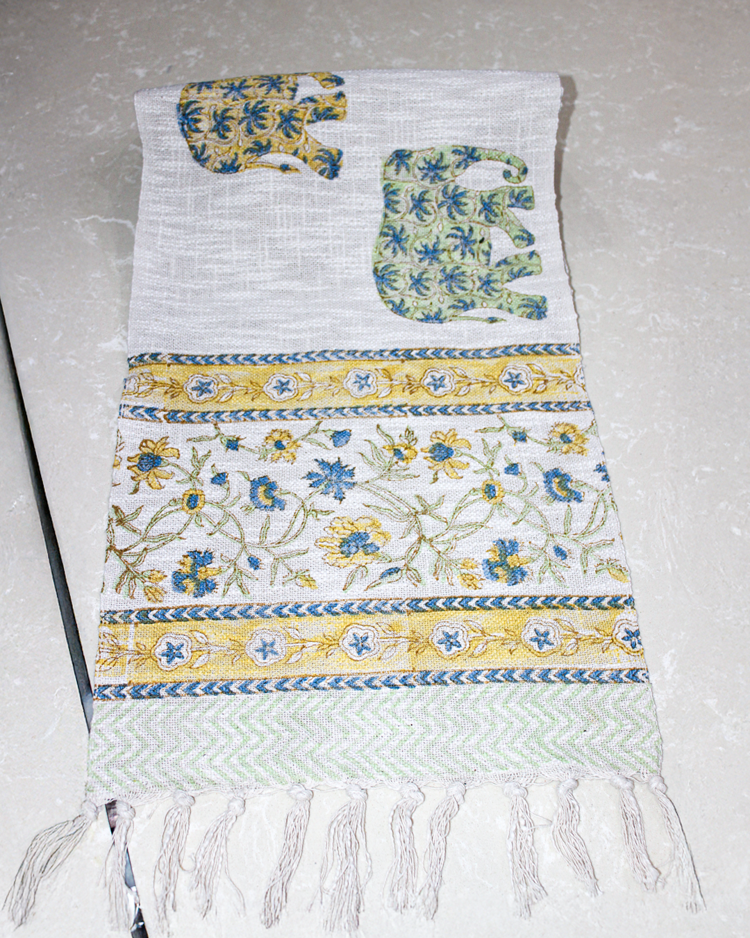 Arushii Royalty Hand blocked table runner