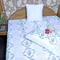 ARUSHII Double bedsheet in percale cotton – Heyday- Handblocked by artisans