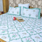ARUSHII Double bedsheet in percale cotton – Hawa Mahal- Handblocked by artisans