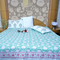 ARUSHII Double bedsheet in Percale cotton – florescence – Handblocked by artisans