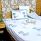 ARUSHII Double bedsheet in percale cotton – Royalty – Handblocked by artisans