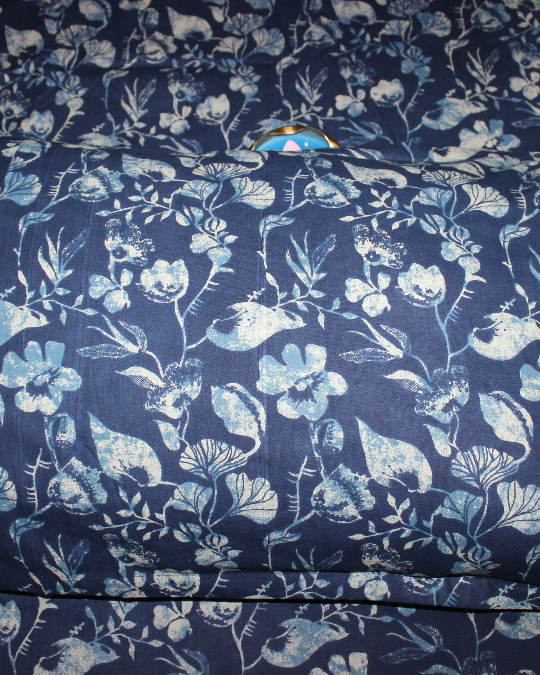 ARUSHII Double bedsheet in cotton – Indigo Blossom - bedsheet