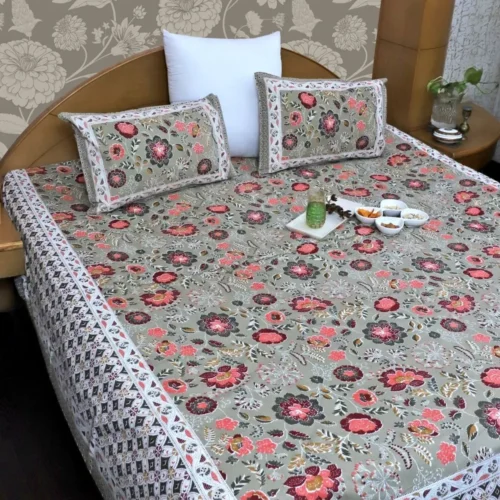 ARUSHII  Double bedsheet in cotton -Lucknow- Everyday bedsheet