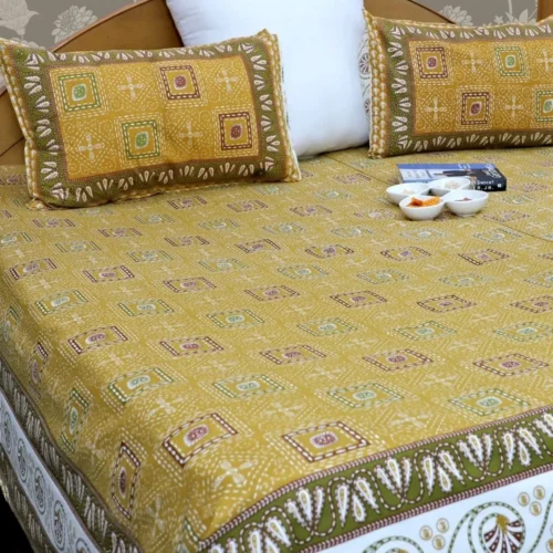 ARUSHII  Double bedsheet in cotton – Meerut-Everyday bedsheet